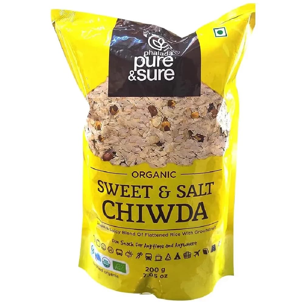 Phalada Pure & Sure Organic Sweet & Salt Chiwda — 200 g