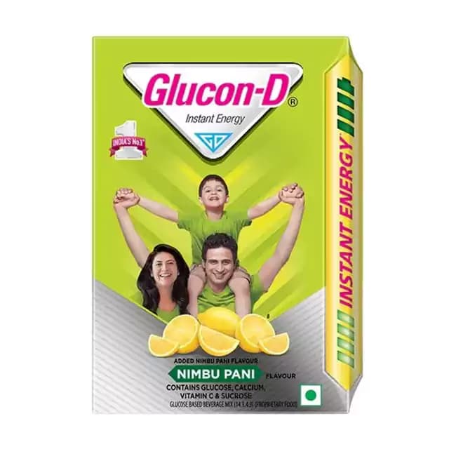 200 G Refill Glucon D Instant Energy Health Drink Nimbu Pani ShopIndianProductsa
