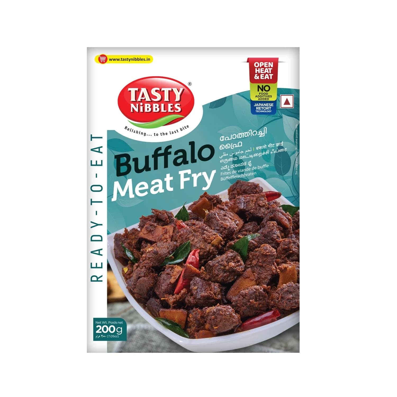 200 G Tasty Nibbles Ready To Eat Buffalo Meat Fry ShopIndianProductsa