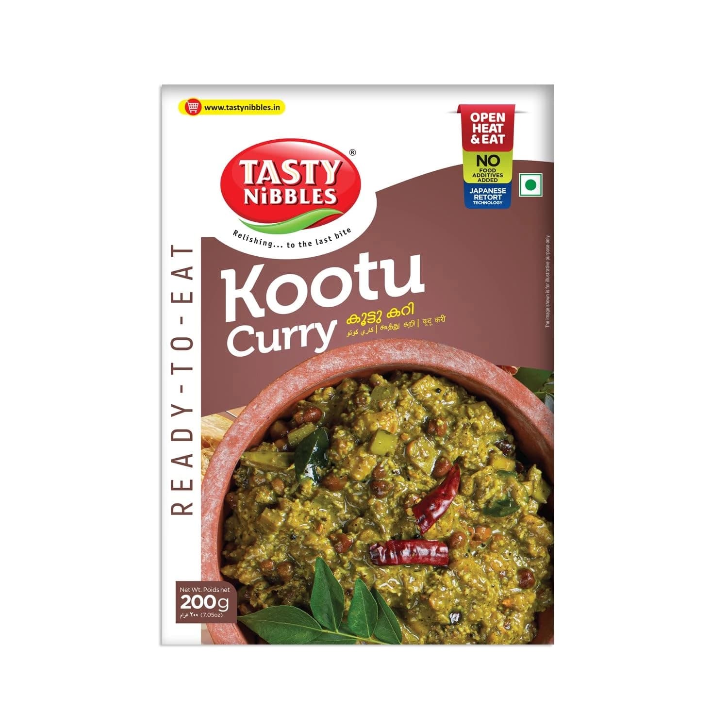 200 G Tasty Nibbles Ready To Eat Kootu Curry ShopIndianProductsa