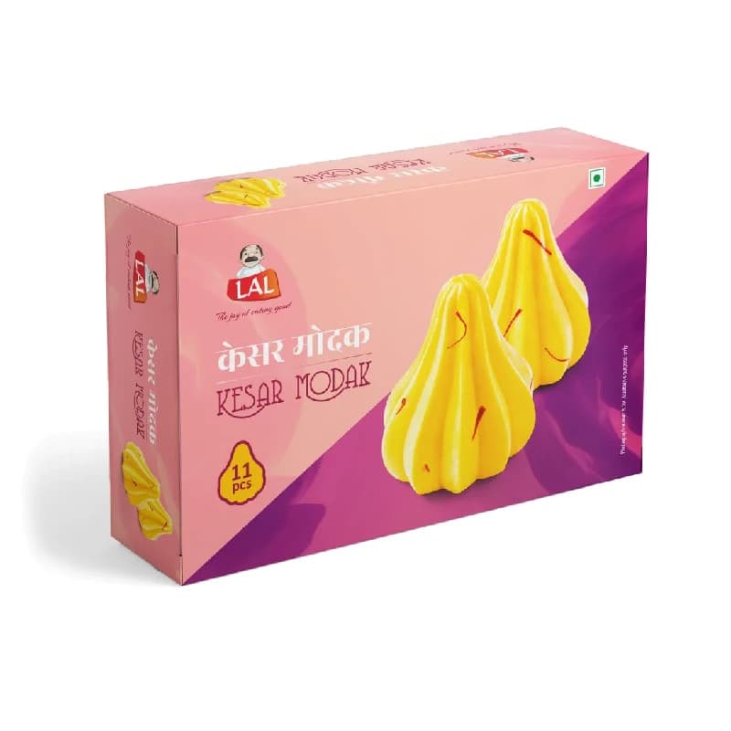 Lal Sweets Kesar Modak — 2