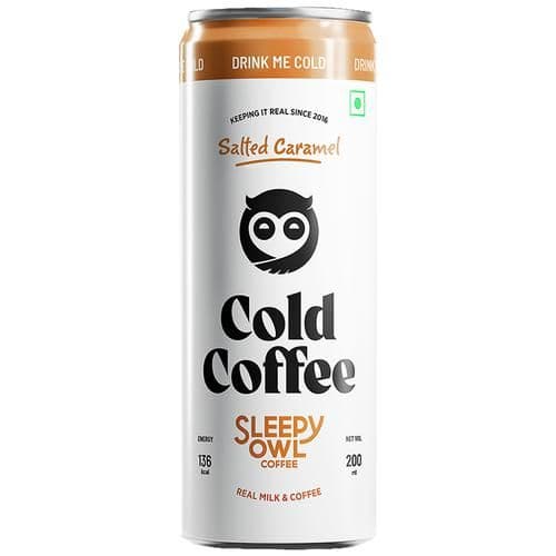 200 Ml Sleepy Owl Cold Coffee Salted Caramel ShopIndianProductsa