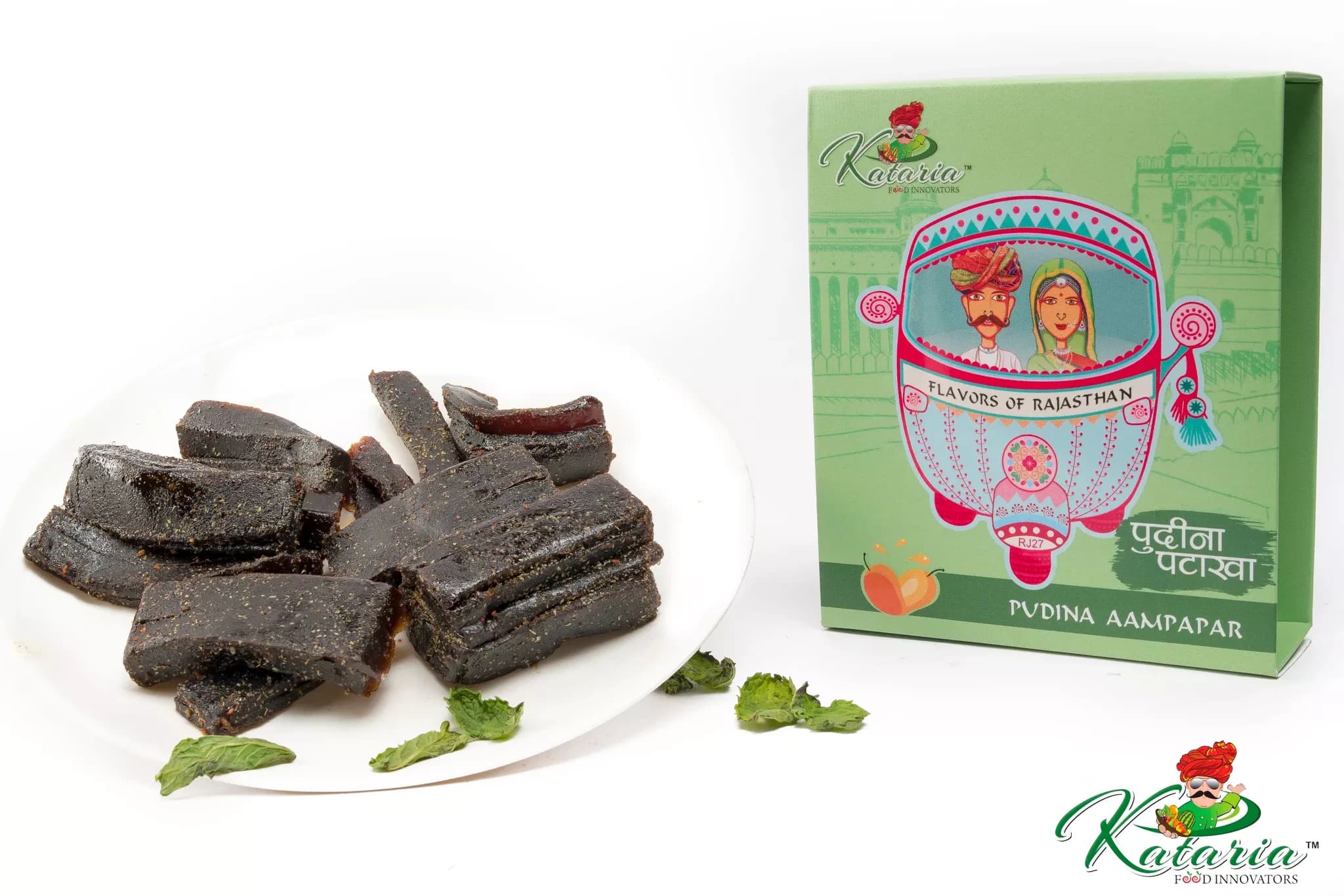 Kataria Food Innovators Pudina Patakha - Pudina Aampapad — 200 g