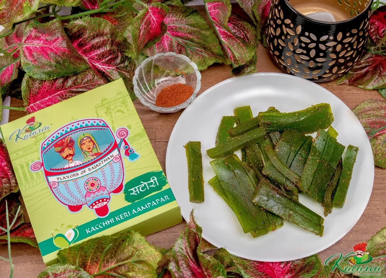 Kataria Food Innovators Spicy Kaccha Aam Papad — 200 g
