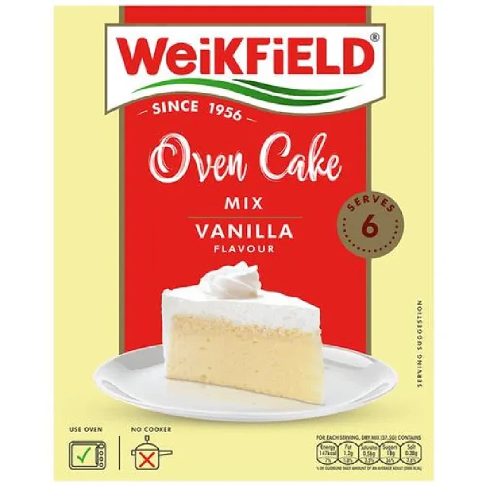 225G Weikfield Oven Cake Mix Vanilla ShopIndianProductsa