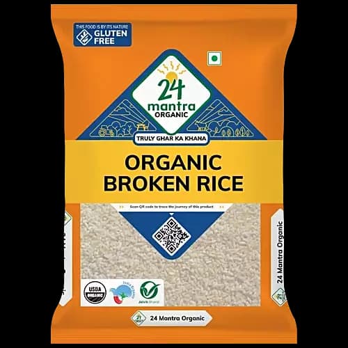 24 Mantra Organic Broken Rice, 1Kg-Main image