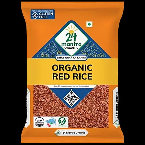 24 Mantra Organic Red Rice, 1Kg-Main image