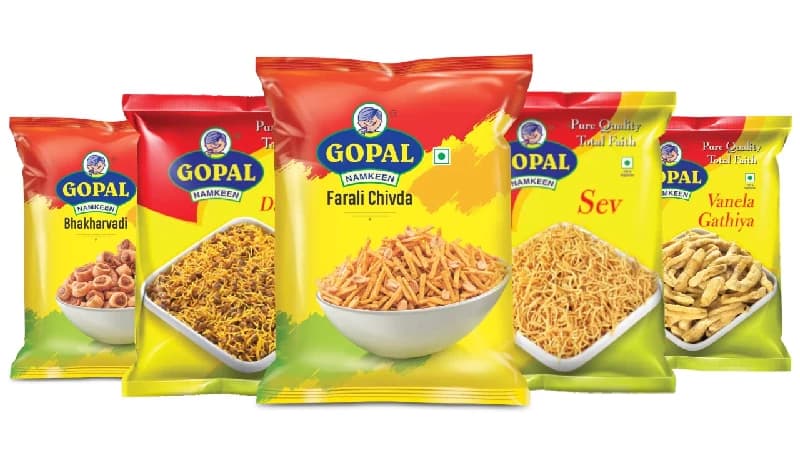 Gopal Dal Moth & Bhakharvadi Namkeen Combo — 5