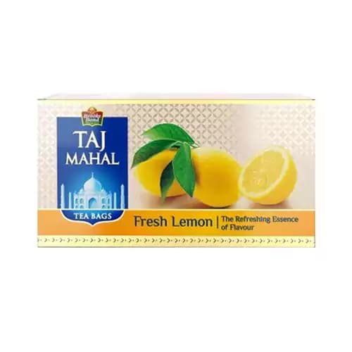 249 G 25 Bags X 99 G Each Taj Mahal Tea Fresh Lemon ShopIndianProductsa