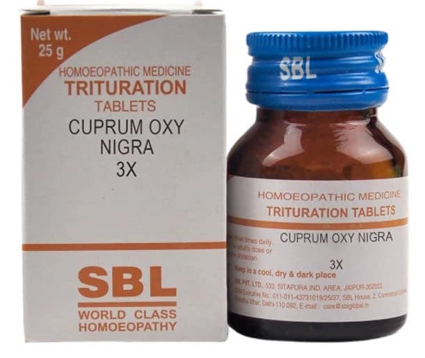 SBL Cuprum Oxy Nigra Trituration Tablet 3X — 25 g