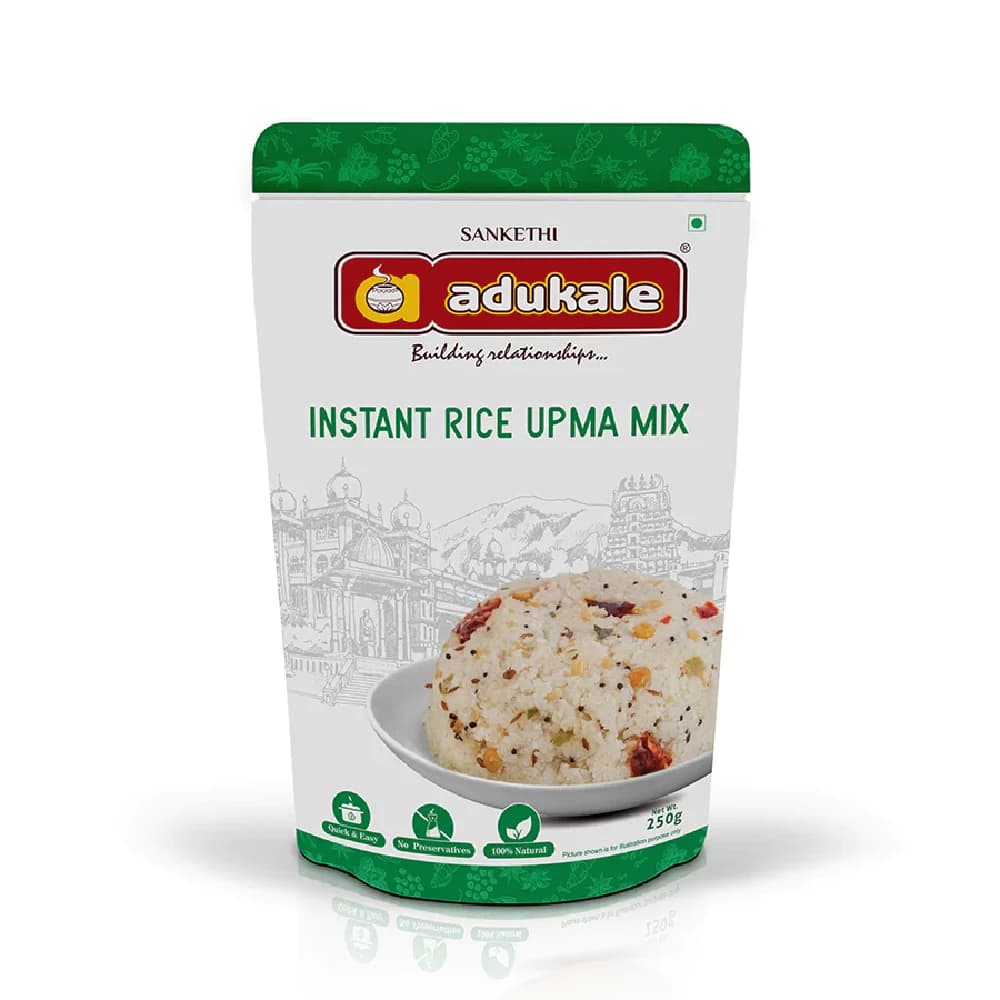 250 G Akki Tari Upma Rice Upma A South Indian Breakfast Adukale ShopIndianProductsa