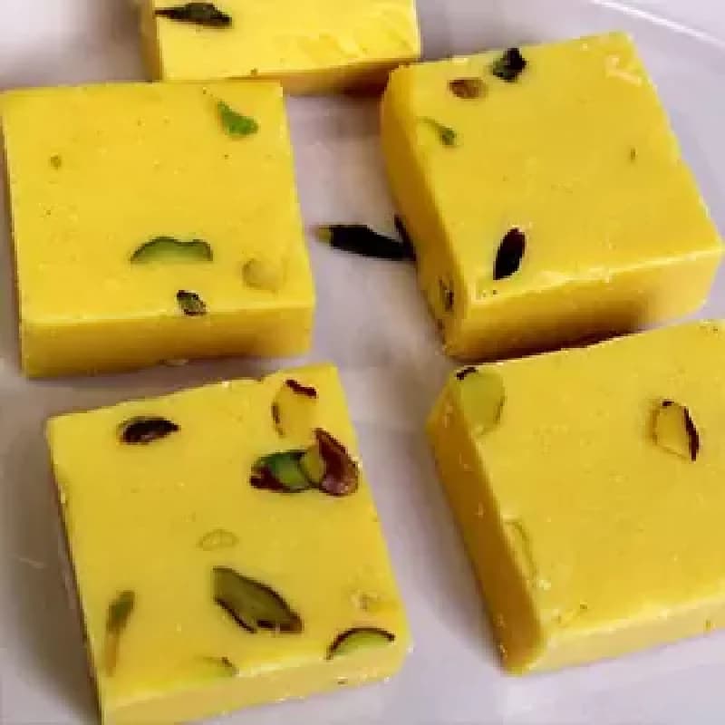 Almond House Mango Kulfi Burfi — 250 g