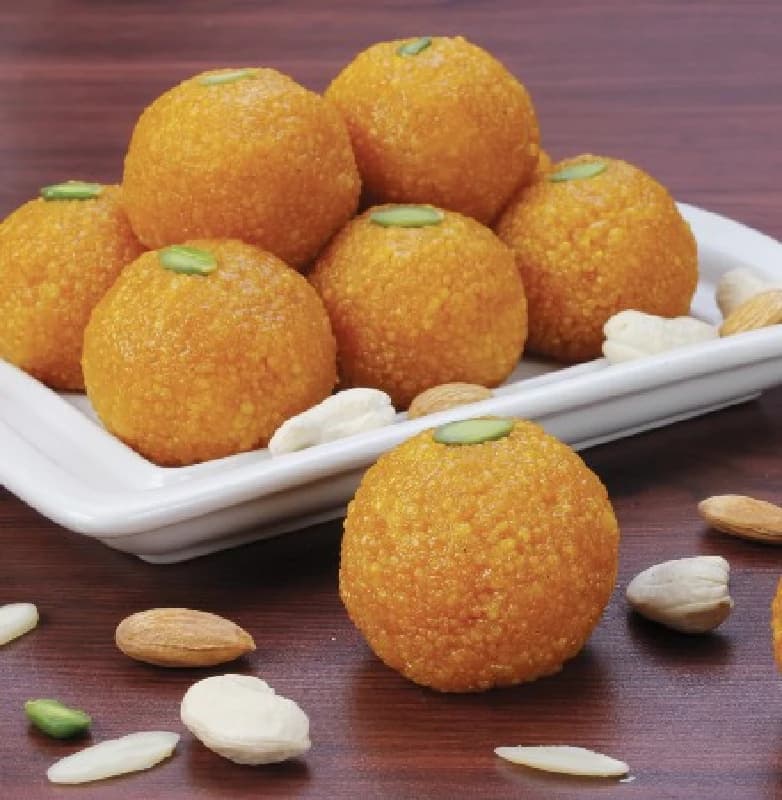 Almond House Motichur Laddu — 250 g