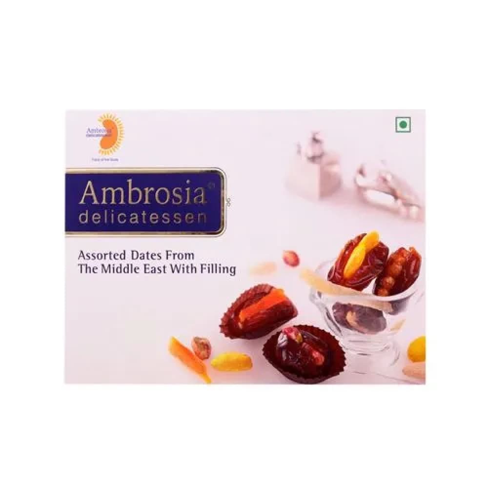 Ambrosia Delicatessen Assorted Dates from the Middle East with Filling — 250 g