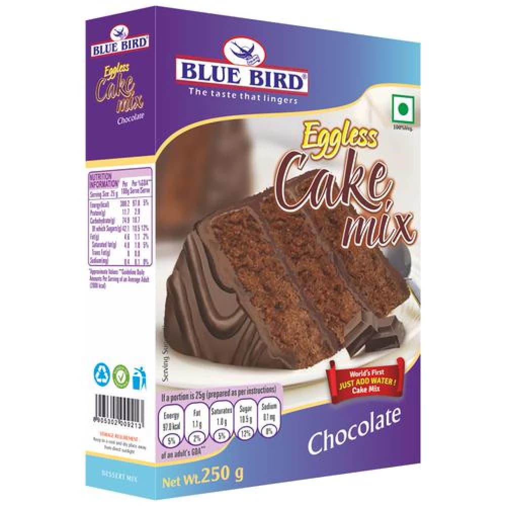 250 G Carton Blue Bird Cake Mix Chocolate ShopIndianProductsa