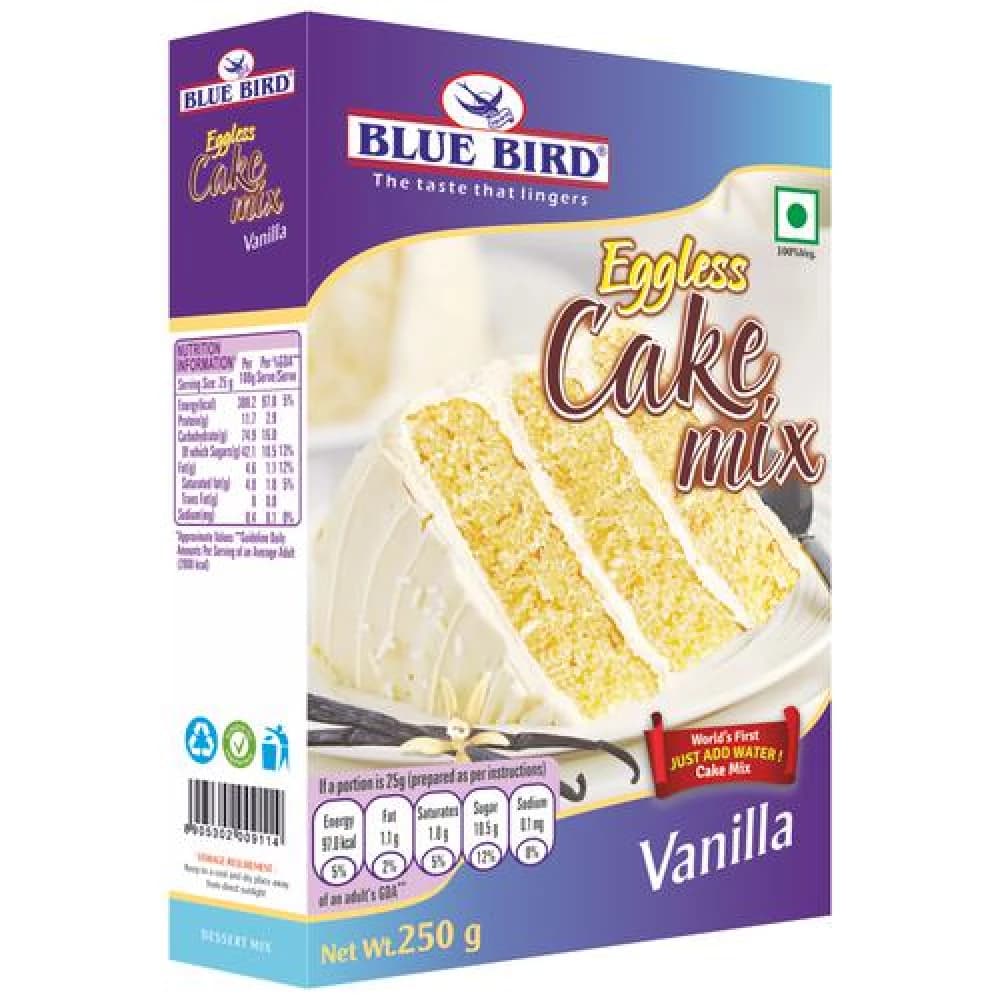 250 G Carton Blue Bird Cake Mix Vanilla ShopIndianProductsa