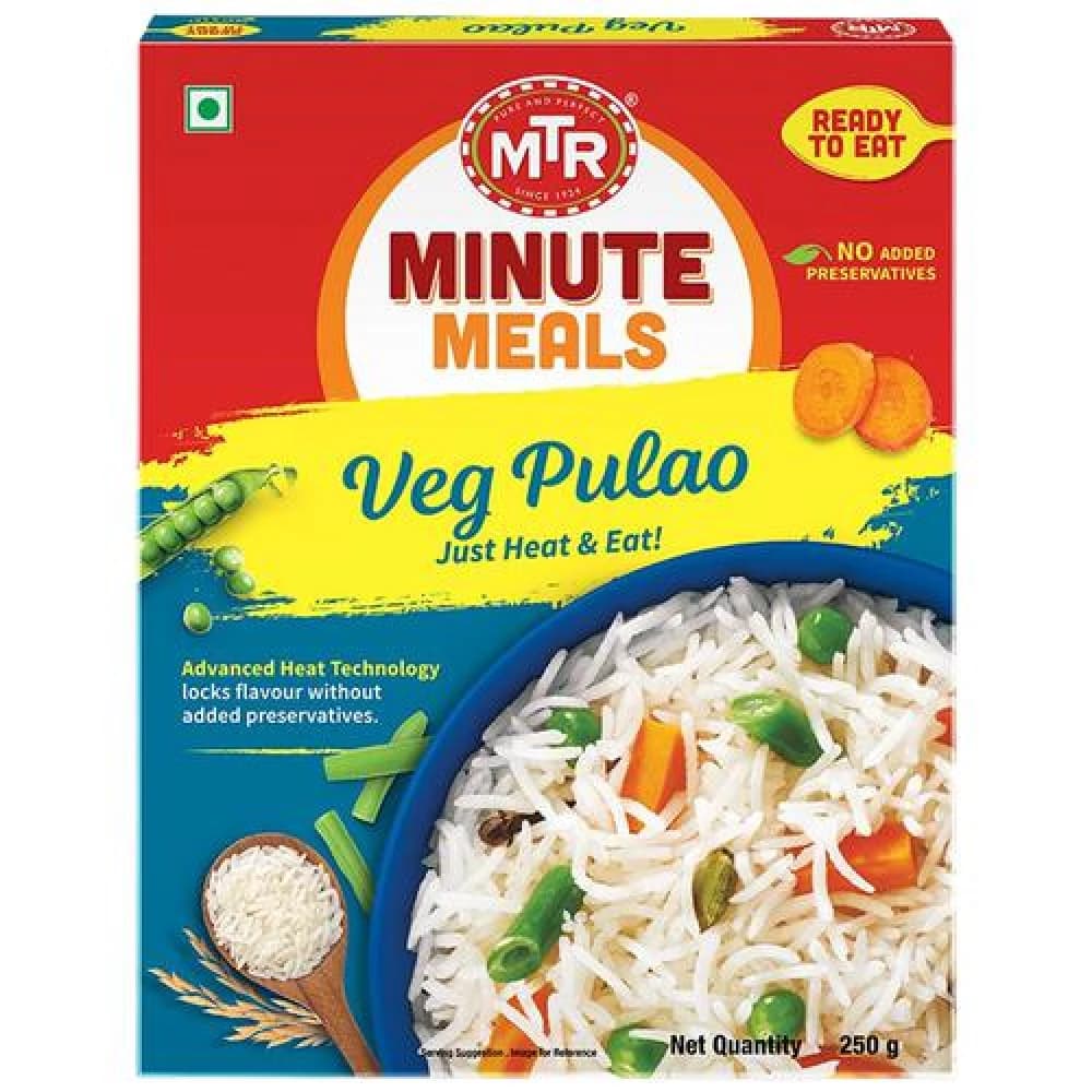 250 G Carton Mtr Ready To Eat Vegetable Pulao ShopIndianProductsa
