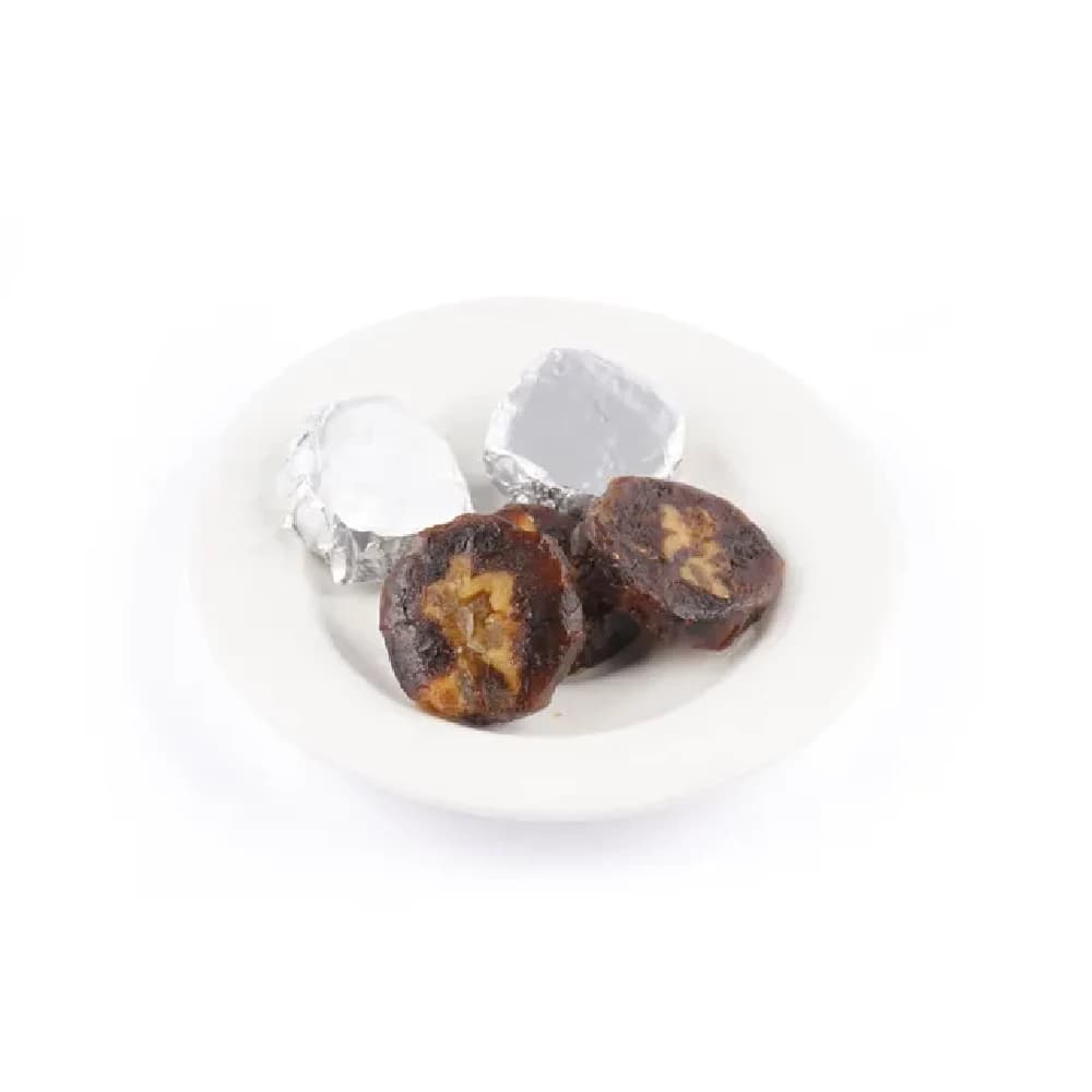 Ambrosia Delicatessen Crushed Dates with Marzipan and Lemon Peel — 250 g