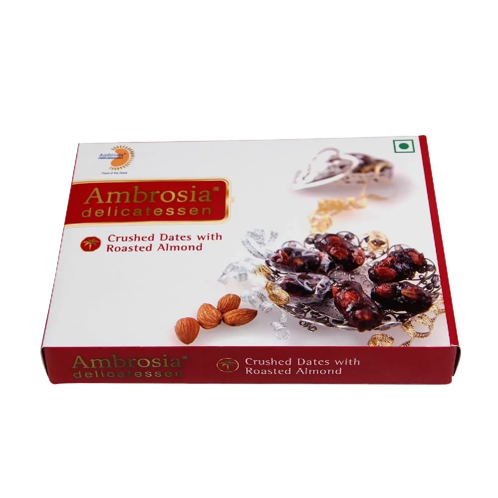 Ambrosia Delicatessen Crushed Dates with Roasted Almond — 250 g