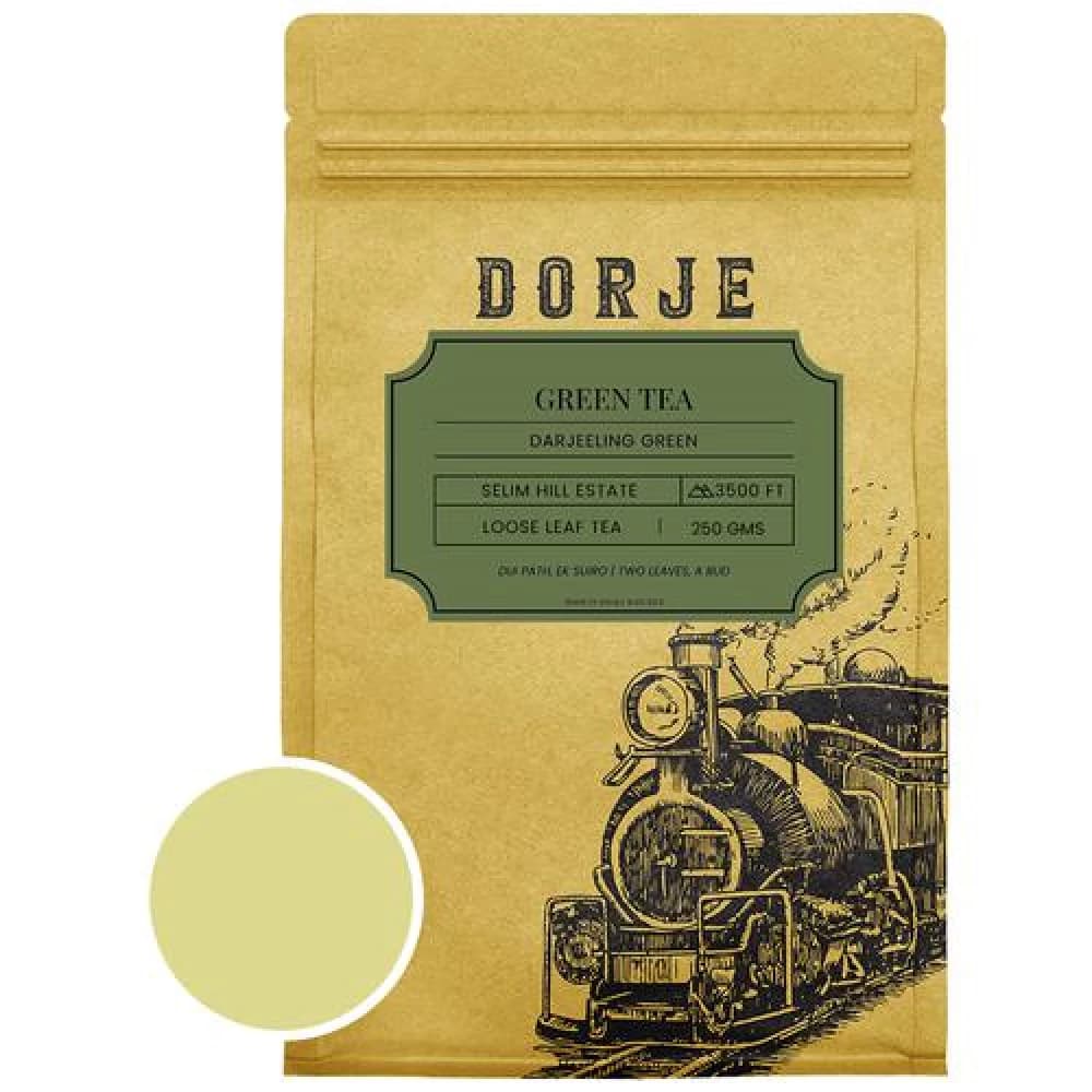 250 G Dorje Monsoon Flush Darjeeling Green Tea With Light Flavour Sweet After Taste ShopIndianProductsa