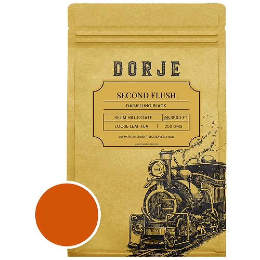 250 G Dorje Second Flush Darjeeling Black Tea With Strong Colour Bold Flavour ShopIndianProductsa