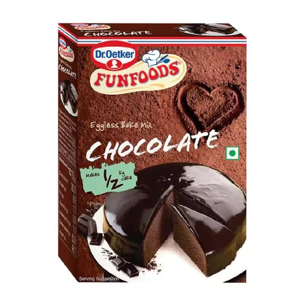 250 G Dr Oetker Funfoods Eggless Bake Mix Chocolate ShopIndianProductsa
