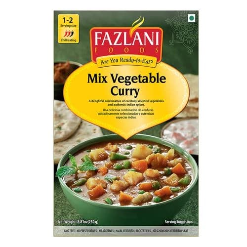 250 G Fazlani Foods Mix Vegetable Curry ShopIndianProductsa