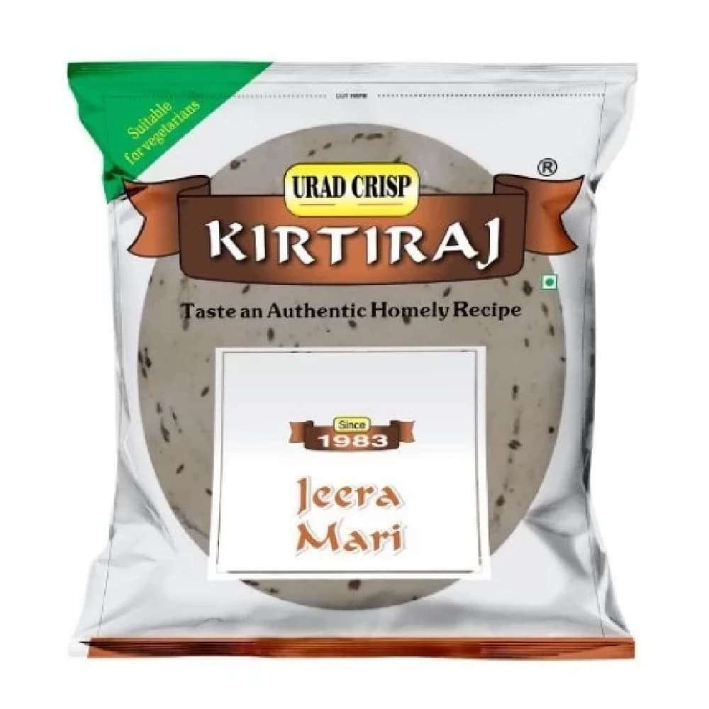 250 G Kirtiraj Jeera Mari Papad ShopIndianProductsa