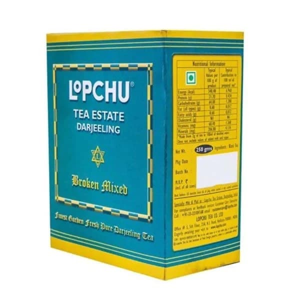 250 G Lopchu Tea Estate Darjeeling Broken Mixed Finest Garden Fresh Pure Darjeeling Tea ShopIndianProductsa