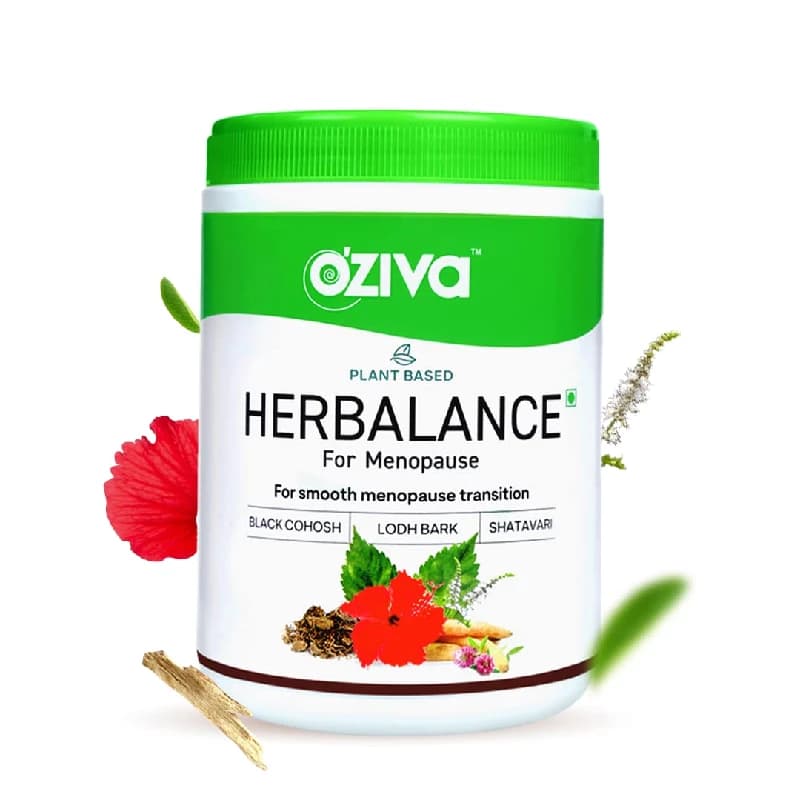 250 G Oziva Plant Based Herbalance Menopause Relief Drink ShopIndianProductsa