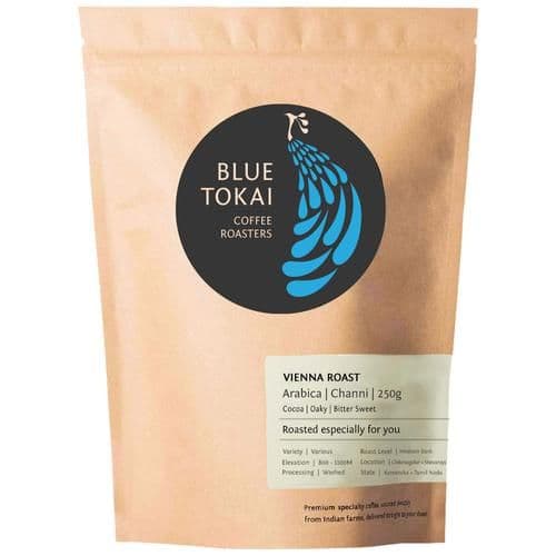 250 G Pouch Blue Tokai Coffee Roasters Dark Vienna Roast ShopIndianProductsa