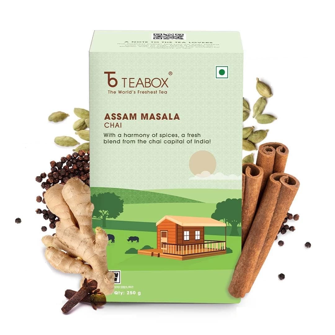 250 G Teabox Assam Masala Chai ShopIndianProductsa