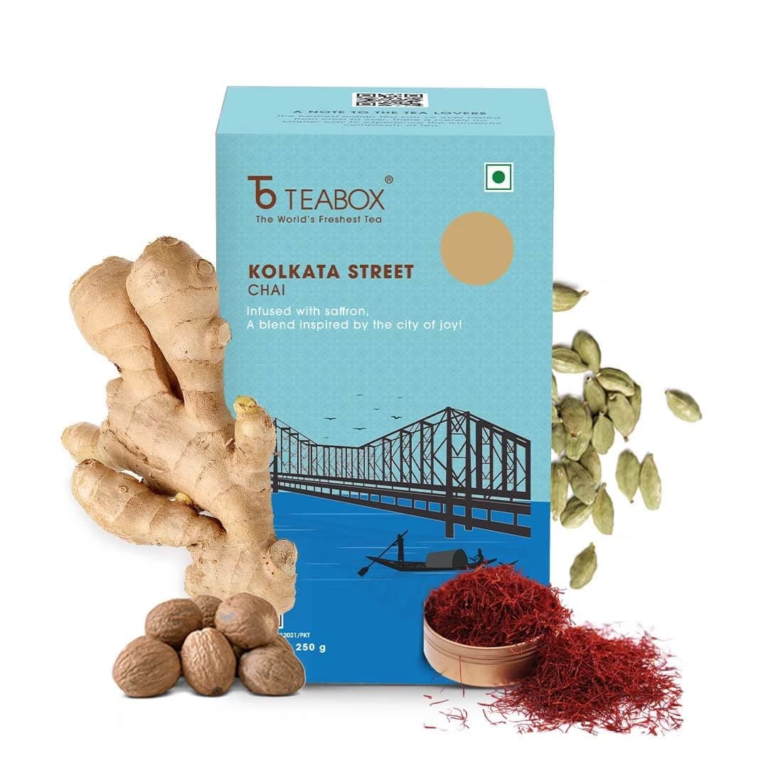 250 G Teabox Kolkata Street Chai ShopIndianProductsa