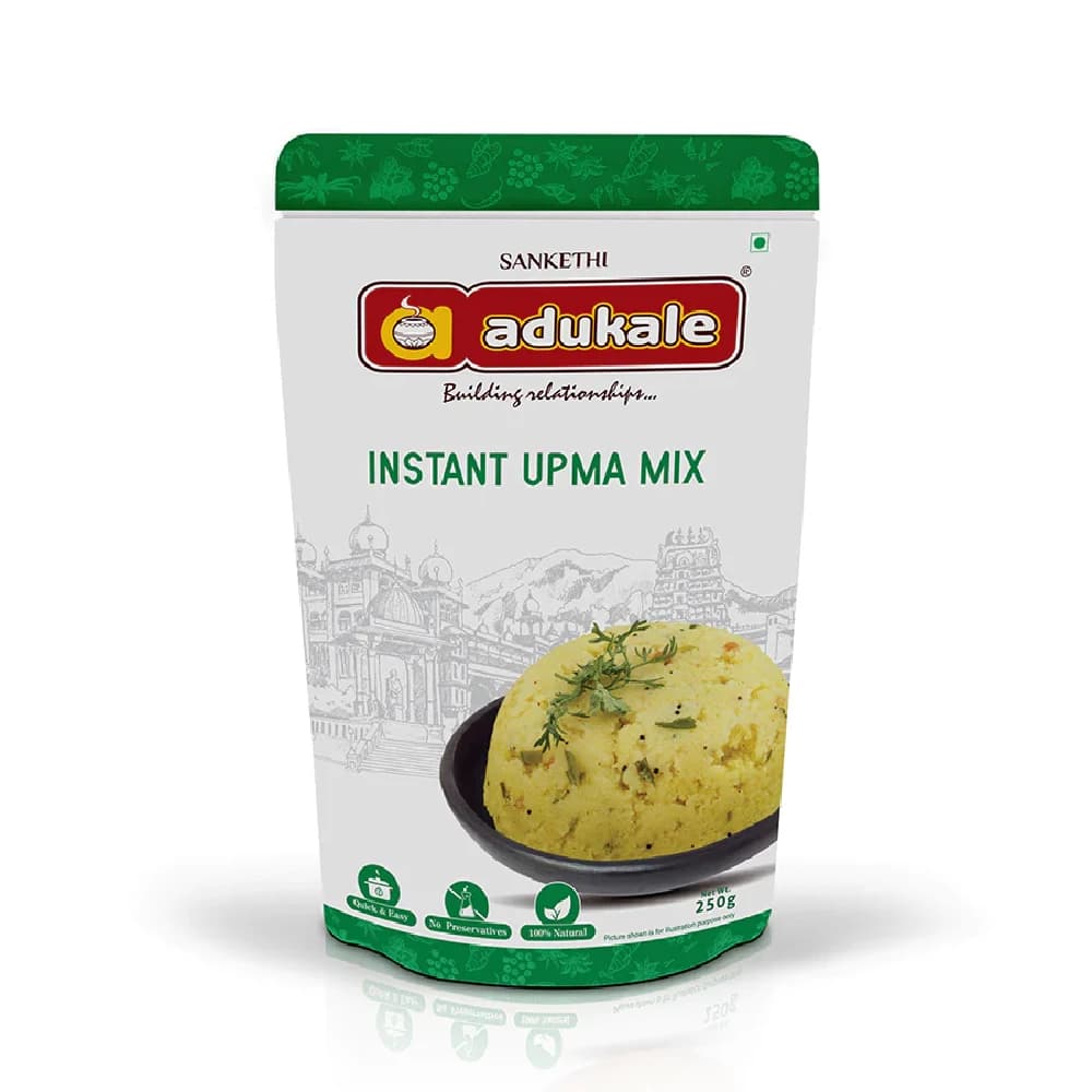 250 G Upma Mix Instant Breakfast Adukale ShopIndianProductsa