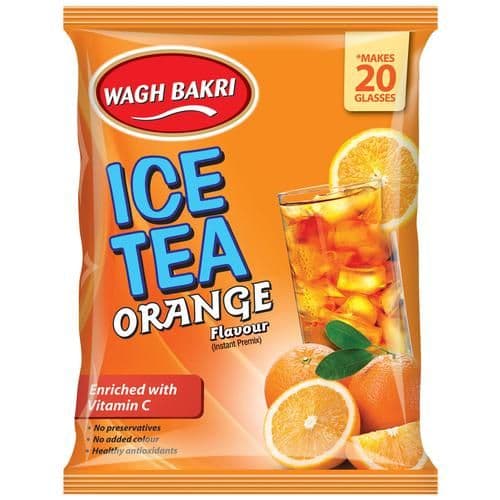 250 G Wagh Bakri Instant Premix Ice Tea Orange Flavour ShopIndianProductsa