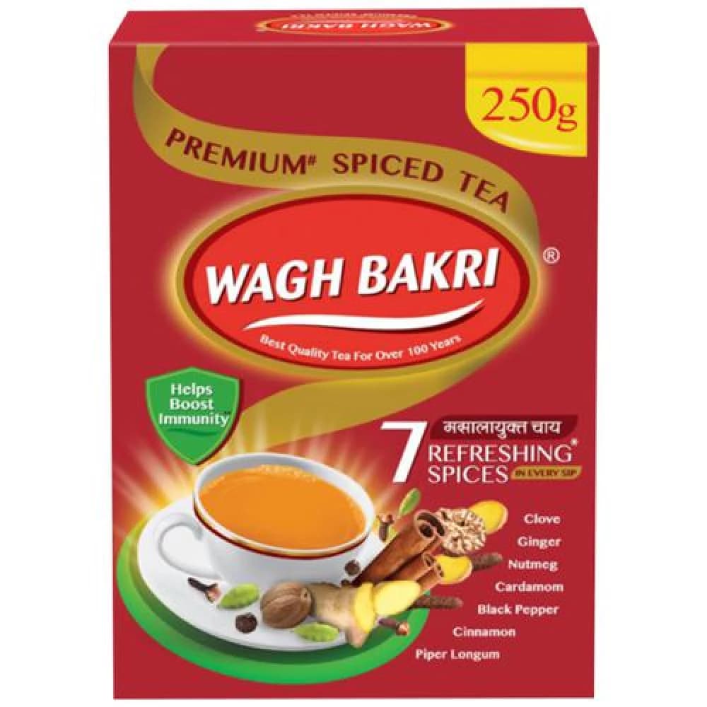 250 G Wagh Bakri Spiced Tea Blend Of 7 Refreshing Spices ShopIndianProductsa