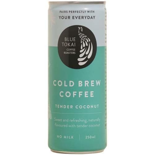 250 Ml Can Blue Tokai Cold Brew Coffee Tender Coconut Made With Arabica ShopIndianProductsa