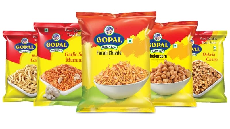 Gopal Garlic Sev & Mixed Namkeen Combo — 5
