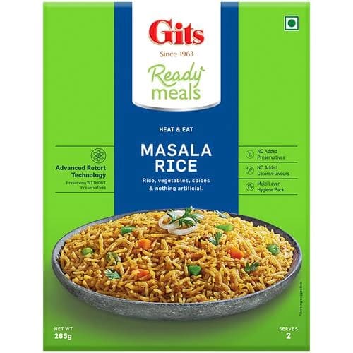 265 G Gits Ready To Eat Masala Rice ShopIndianProductsa