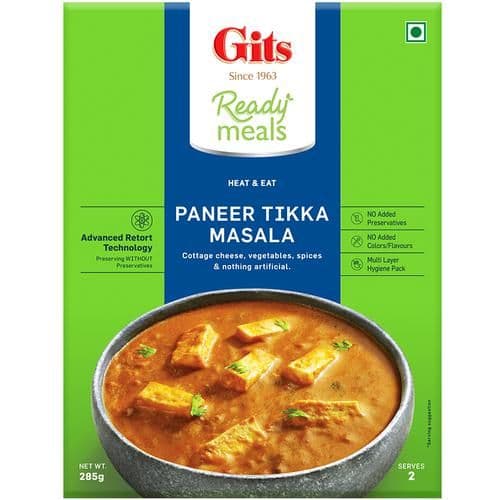 285 G Carton Gits Ready To Eat Paneer Tikka Masala ShopIndianProductsa