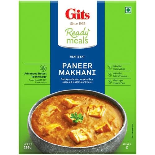 285 G Gits Ready To Eat Paneer Makhani ShopIndianProductsa