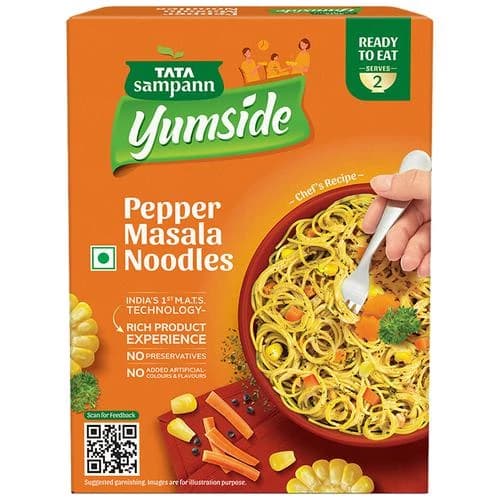 285 G Tata Sampann Yumside Pepper Masala Noodles Ready To Eat Meal Serves 2 ShopIndianProductsa