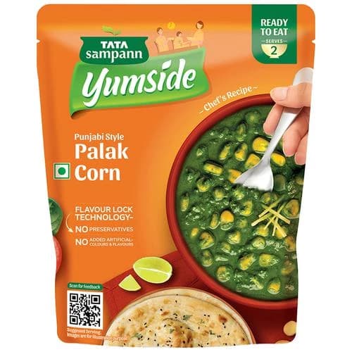 285 G Tata Sampann Yumside Punjabi Style Palak Corn Ready To Eat Meal ShopIndianProductsa