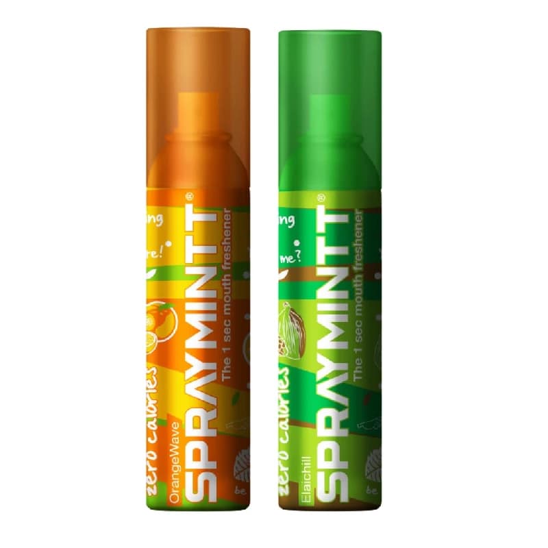 Spraymintt Mouth Freshener Orangewave flavour & Elaichi flavour — 2