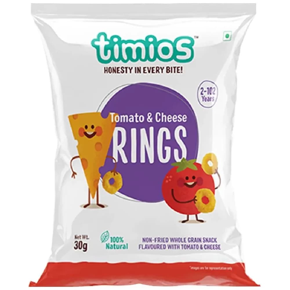 Timios Tomato & Cheese Rings — 30 g