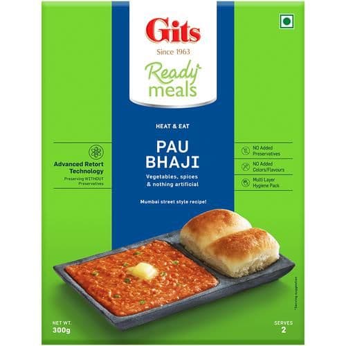 300 G Carton Gits Ready To Eat Pau Bhaji ShopIndianProductsa
