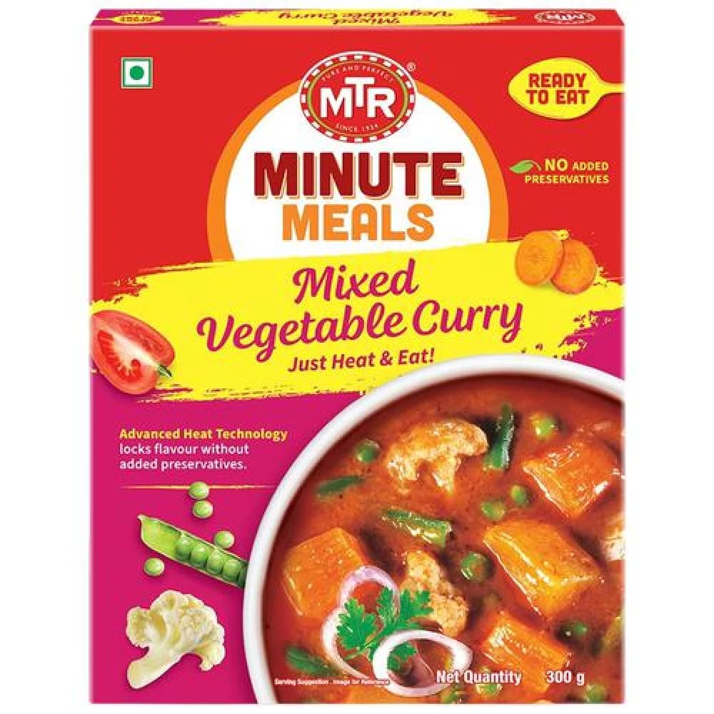 300 G Carton Mtr Ready To Eat Mixed Vegetable Curry ShopIndianProductsa