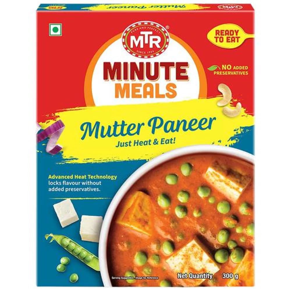 300 G Carton Mtr Ready To Eat Muttar Paneer ShopIndianProductsa