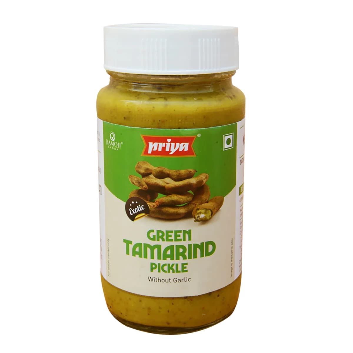 300 G Green Tamarind Pickle Without Garlic ShopIndianProductsa