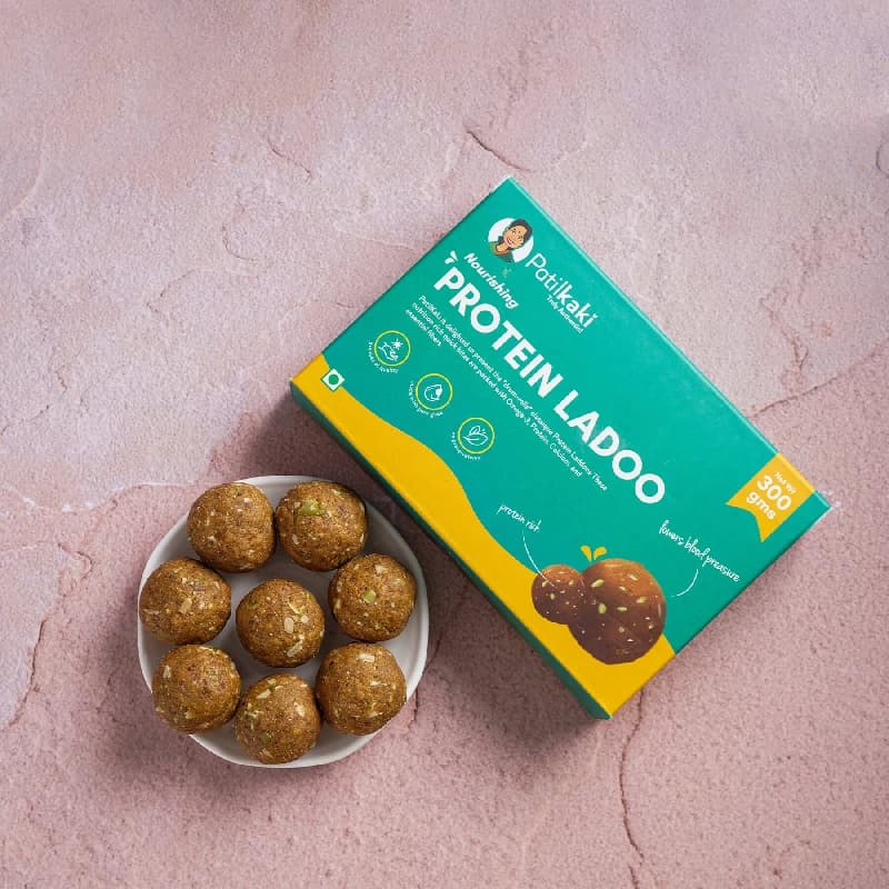 Patil Kaki Protein Ladoo (Sugarfree, Gluten Free & Oil free) — 300 g